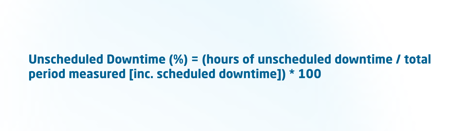 What is Idle Time? Maintenance Metrics