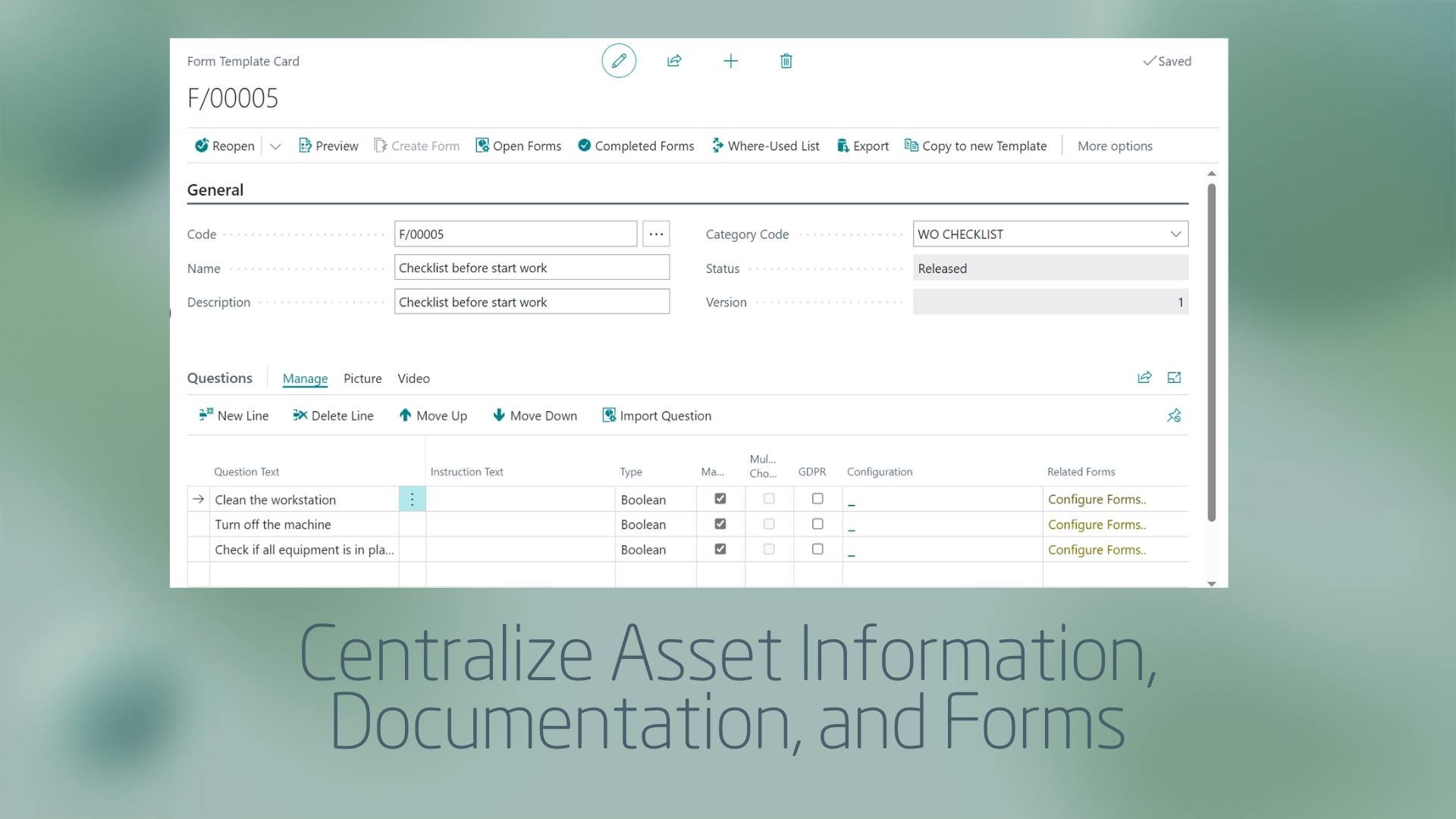 Access and Store Asset Documentation