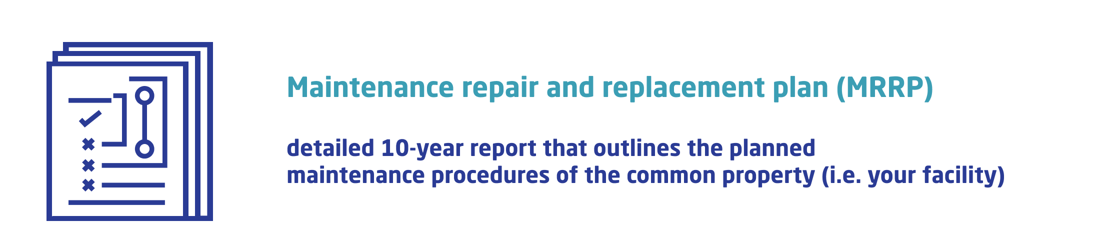 maintenance repair and replacement plan