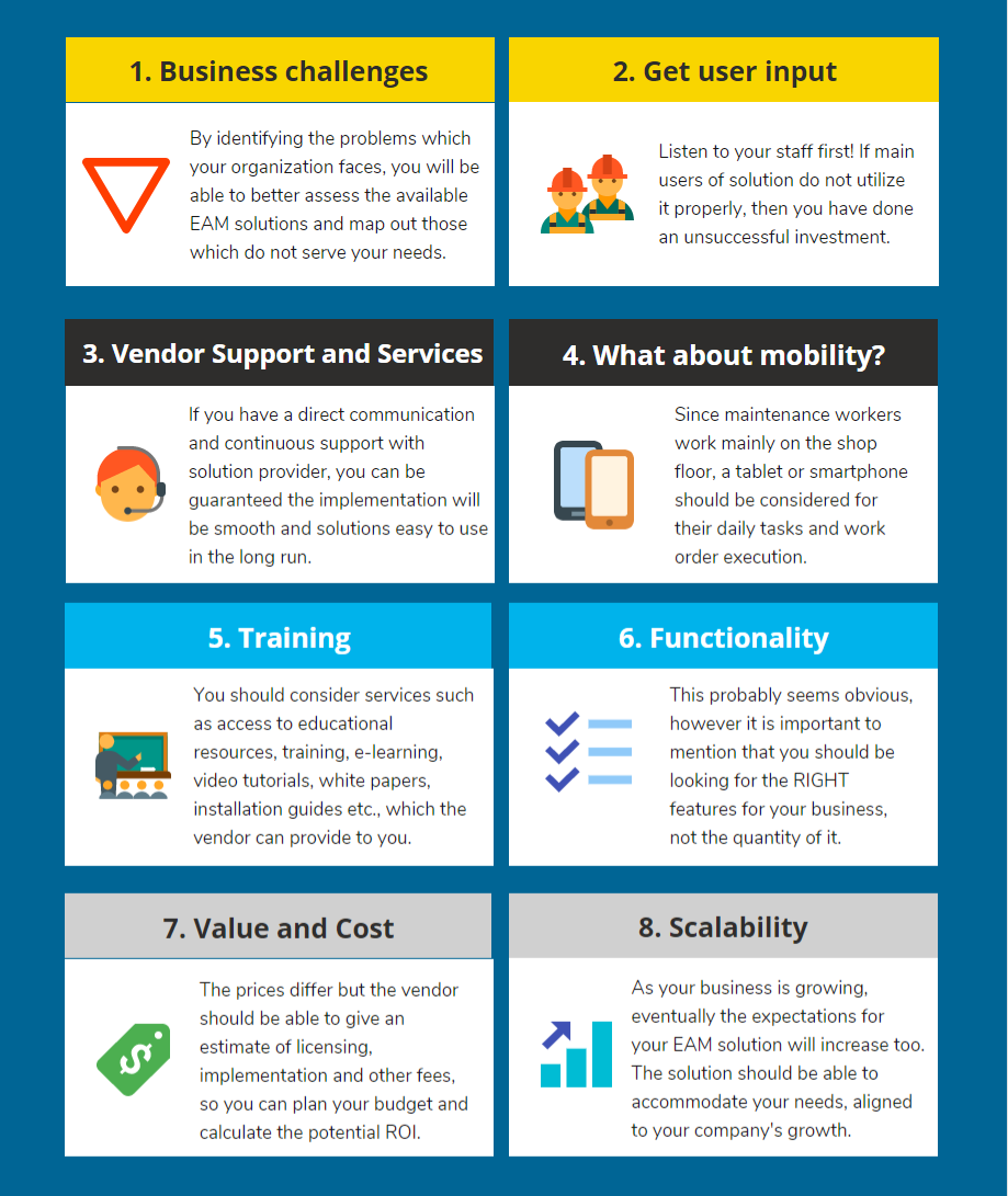 INFOGRAPHIC: How To Choose The Right EAM Solution Provider?