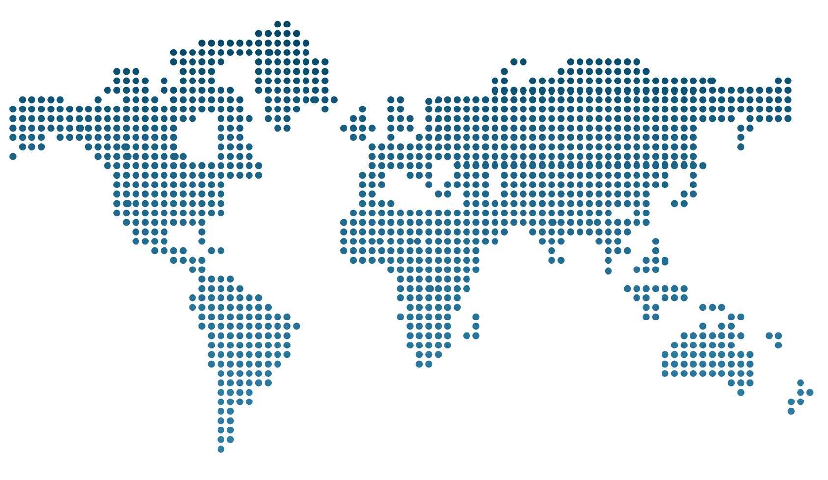 World map of partners