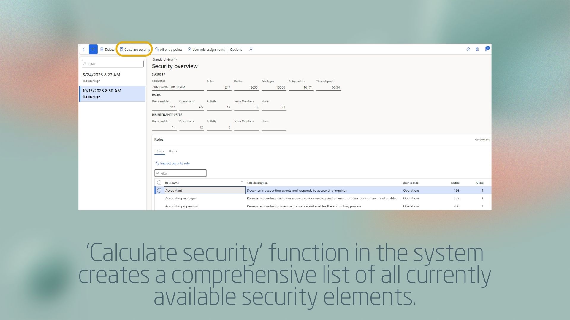 Add-on Module: Maintenance insights